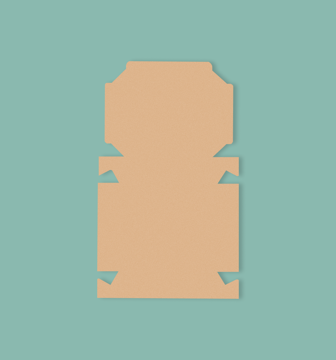 Kraft Cake Box - 7 x 7 x 4