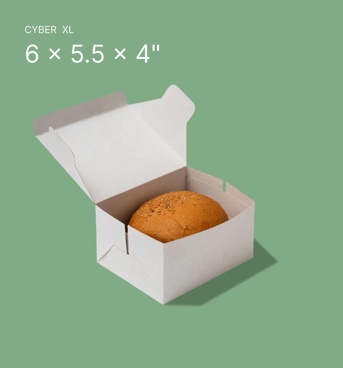 Burger Box - 6 x 5.5 x 4"