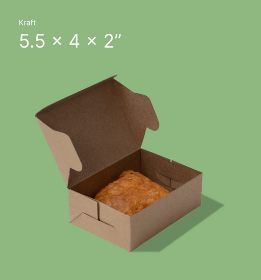 Kraft Puff Box -5.5x4x2"